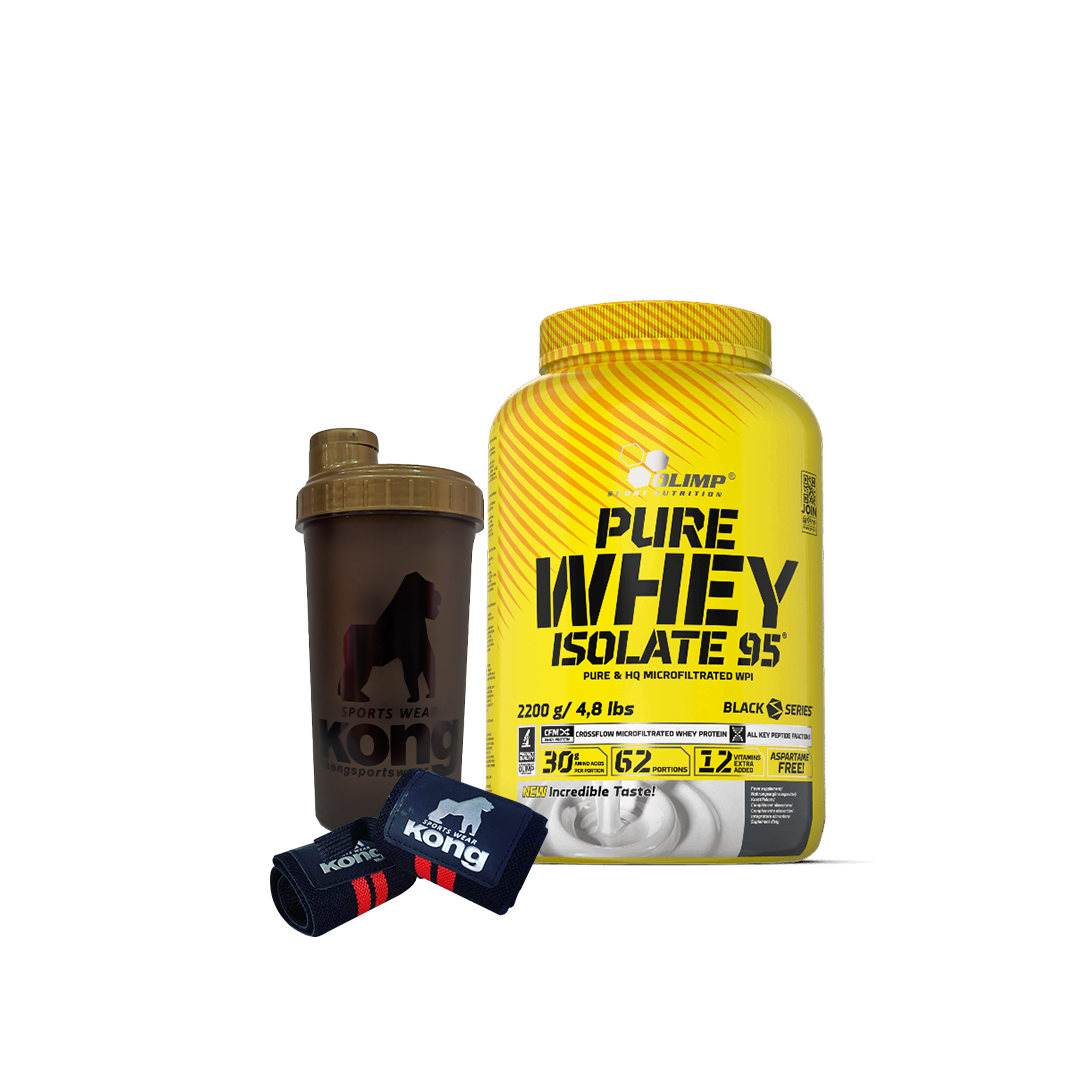 PACK PURE WHEY ISOLATE 95 + SHAKER + WRIST WRAP